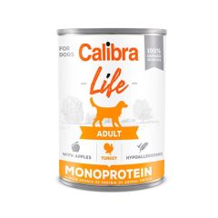 Calibra Dog Life Adult Kalkoen & Appel (blik) 6 x 400 g