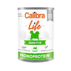 Calibra Dog Life Sensitive Konijn (blik) 6 x 400 gram