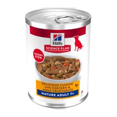 Hill's Canine Mature Adult Stew Chicken & Vegetables (Blik) - 12 x 363 gr