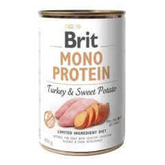 Brit Mono Protein Turkey & Sweet Potato (Blik) - 6 x 400 gr