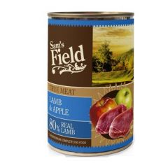 Sam´s Field True Meat Lam & Appel (blik) - 6 x 400 gram