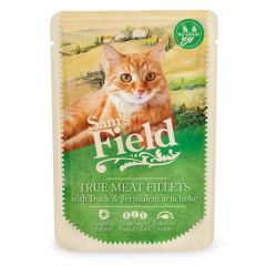 Sam´s Field Cat Eend Filets & Aardpeer (Zakjes) - 24 x 85 gram