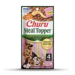 Churu Hondenvoer Topper Kip & Zalm - 12 x 56 gr (Levertijd 3 - 5 dagen)