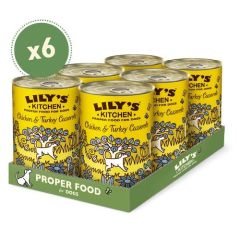 Lily's Kitchen Chicken & Turkey Casserole Tin 6X400 Gr