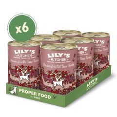 Lily's Kitchen Venison & Wild Boar Terrine Tin 6X400 Gr
