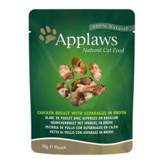 Applaws Katten Kip Envelop met Asperges (70 g x 12)