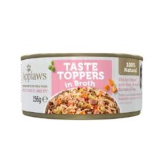 Applaws Dog Taste Toppers in Bouillon Kip, Ham en Groenten in Bouillon (Blik) 156 g x 12