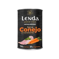 Lenda Dog Paté de Conejo (Latas) - 400 gr x 12