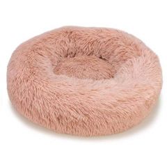 Zacht Roze Rond Bed