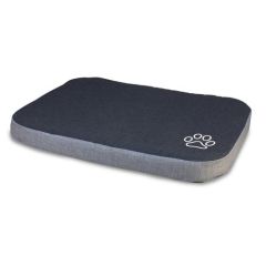 Zwart/Grijze mat met voetafdruk