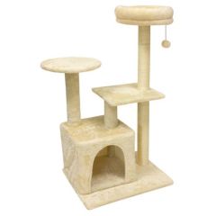 Krabpaal voor naaktkatten met verwijderbaar bed