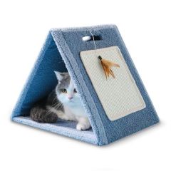 Driehoek krabpaal voor katten