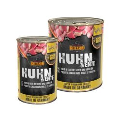 Belcando Dog Kip en Eend met Gierst en Wortel (blik)