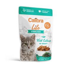 Calibra Cat Life Gesteriliseerde Zalm in Saus (Zakjes)