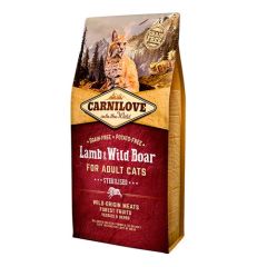 Carnilove Feline Sterilised Lam & Wild Zwijn
