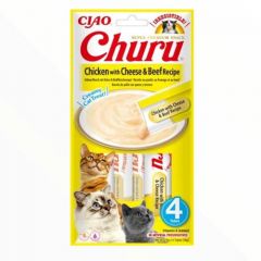 Churu Cat Kip met Kaas en Rundvlees Recept