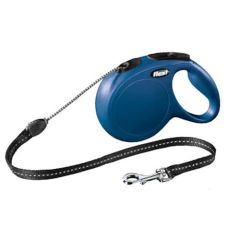 Flexi Classic verlengbare lijn koord blauw
