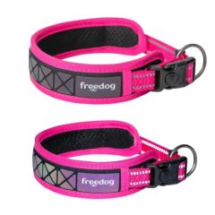Halsband Hond Freedog Boreal Fucsia