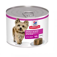 Hill´s Canine Mature Mousse Small & Mini Beef (Blik)
