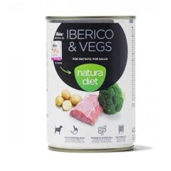 Natura Diet Hond Iberico & Groenten (Blik)
