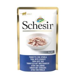 Schesir Kat Tonijn & Zeebaars (Zakjes)