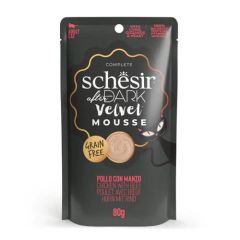 Schesir Kat After Dark Fluwelen Mousse Kip met Rundvlees (Zakjes)