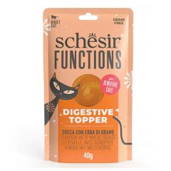 Schesir Kat Digestive Topper Pompoen (Zakjes)