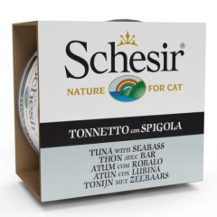 Schesir Kat Tonijn met Zeebaars in Gelei (Zakjes) 85 gr x 14