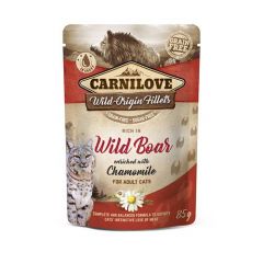 Carnilove Kat Wild Zwijn (Zakjes) - 24 x 85 gram