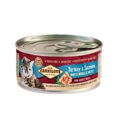 Carnilove Cat Adult Kalkoen & Zalm (blik) - 12 x 100 g