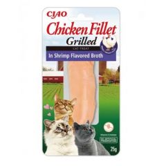 Churu Cat Kipfilet in Garnalenbouillon