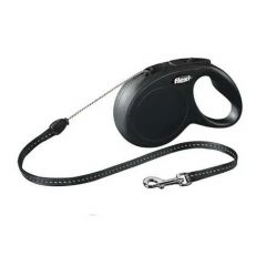 Flexi Classic verlengbare lijn zwart