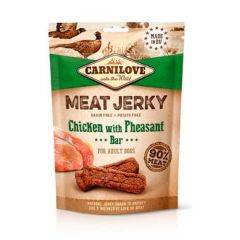 Carnilove Jerky Snacks Kip & Fazant repen - 12 x 100 gram
