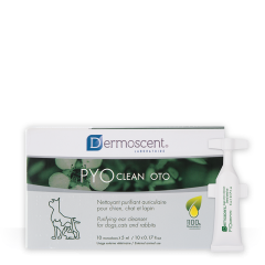 Dermoscent Pyoclean Oto Otic Cleanser voor honden en katten (10 x 5 ml)