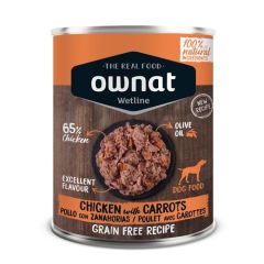 Ownat Wetline Hond Kip & Wortel (blik) 12 x 395 g