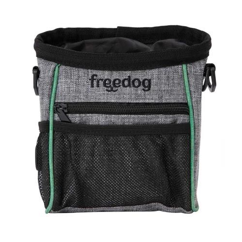Freedog Snack Bag Gris Y Verde 18,5x15Cm