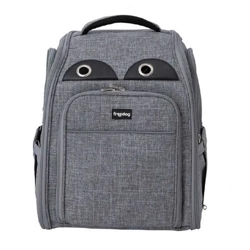 Freedog Mochila Fuji Con Compartimento Gris 42x39x26Cm