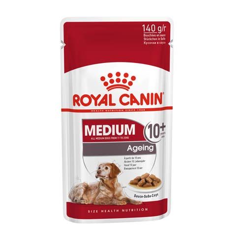 Royal Canin Medium Veroudering (Zakjes) 140 g x 10