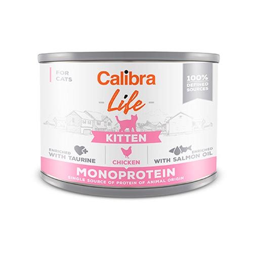 Calibra Cat Life Kitten Kip (blik) 6 x 200 g