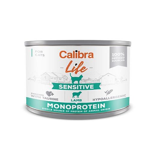 Calibra Cat Life Sensitive Lam (blik) 6 x 200 gram