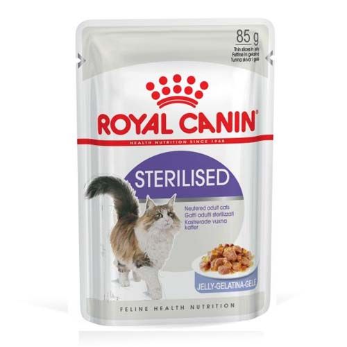 Royal Canin Gesteriliseerde Gelatine voor Kat (Zakjes) 85 g x 12