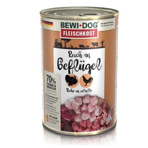 Bewi Hond Rijk aan Gevogelte (Blik) 6 x 400 g