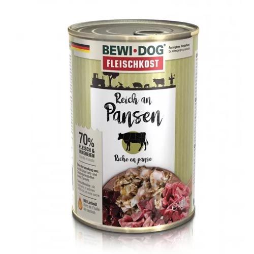 Bewi Rijk aan Pens Hond (blik) 6 x 400 g