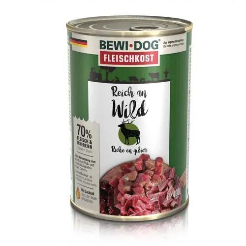 Bewi Hond Rijk aan Wild (blik) 6 x 400 g