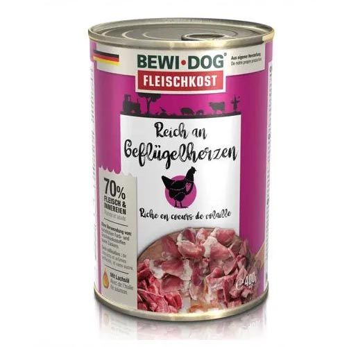 Bewi Hond Rijk aan Gevogelte Hart (Blik) 6 x 400 g