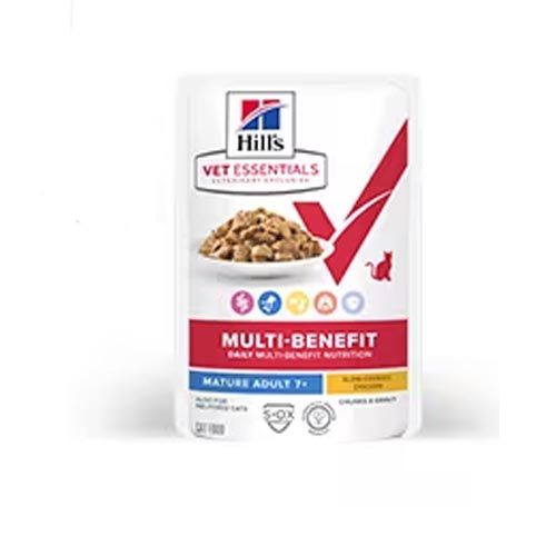 Hill´s VET Feline Multi-Benefit Adult Kip (Zakjes) - 12 x 85 g