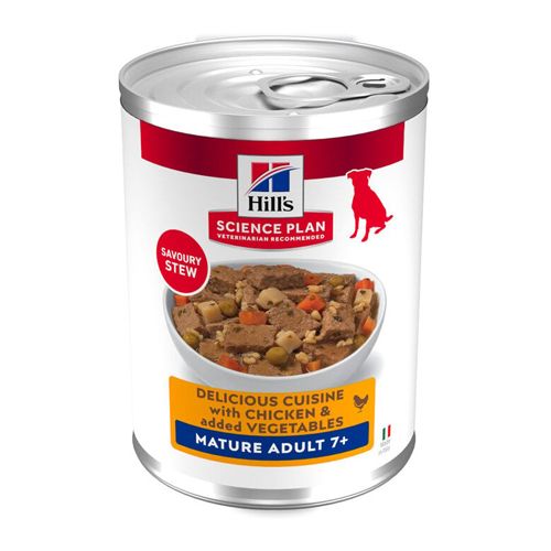 Hill's Canine Mature Adult Stew Chicken & Vegetables (Blik) - 12 x 363 gr