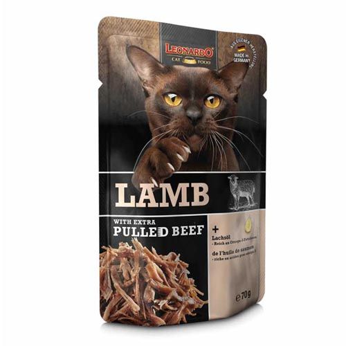 Leonardo Lam + Extra Pulled Beef (Zakjes) 16 x 70 g