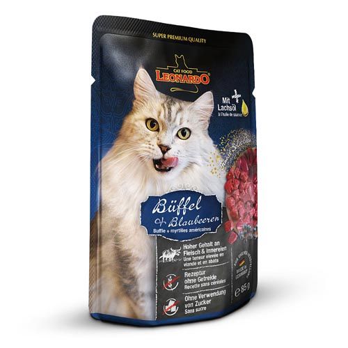 Leonardo Menu Buffel + Veenbes (Zakjes) 16 x 85 g