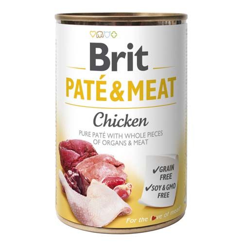 Brit Pate Meat Pollo (Latas) - 6 x 400 gr